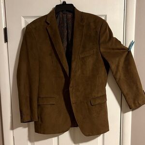 Ralph Lauren Men's Brown Suede Sport Coat Blazer